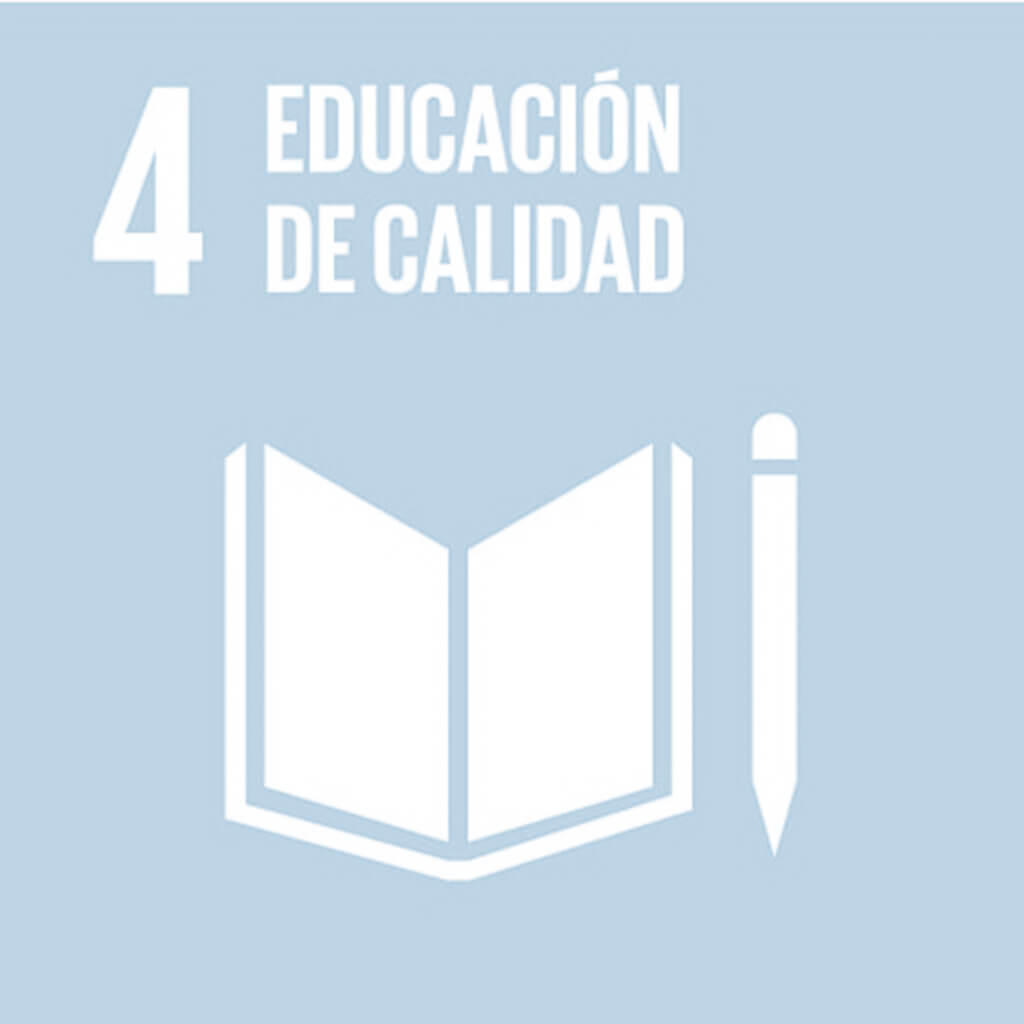 icono ods educación de calidad